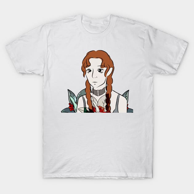 Winter Girl T-Shirt by AGE_Art